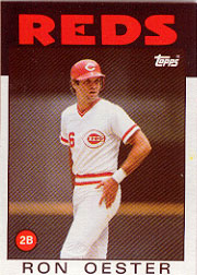 1986 Topps Baseball Cards      627     Ron Oester
